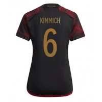 Echipament fotbal Germania Joshua Kimmich #6 Tricou Deplasare Mondial 2022 pentru femei maneca scurta